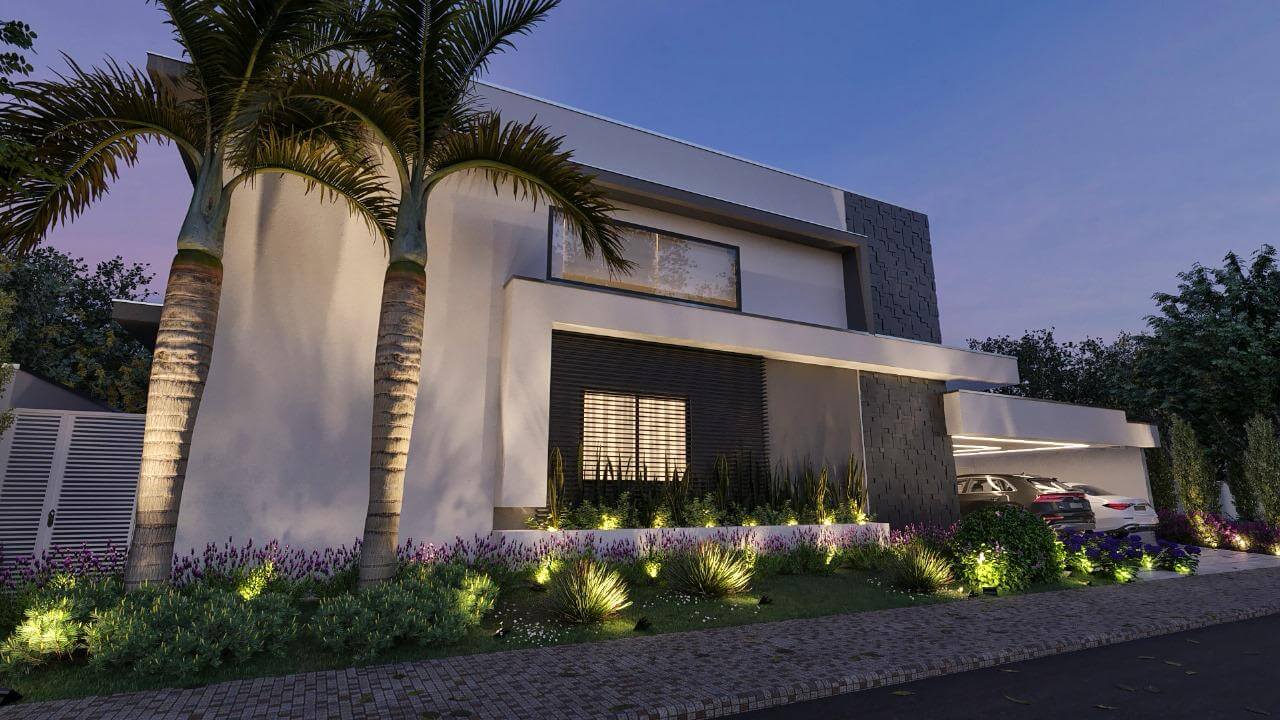 Projeto de Casa em Brasília realizado pela RYO Engenharia Projeto de Casa em Brasília realizado pela RYO Engenharia