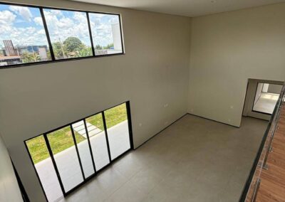 Parte interna do projeto de Casa em Brasília realizado pela RYO Engenharia