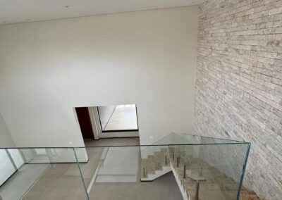 Parte interna do projeto de Casa em Brasília realizado pela RYO Engenharia