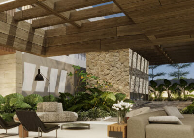 Área Gourmet do projeto de Casa em Valinhos realizado pela RYO Engenharia